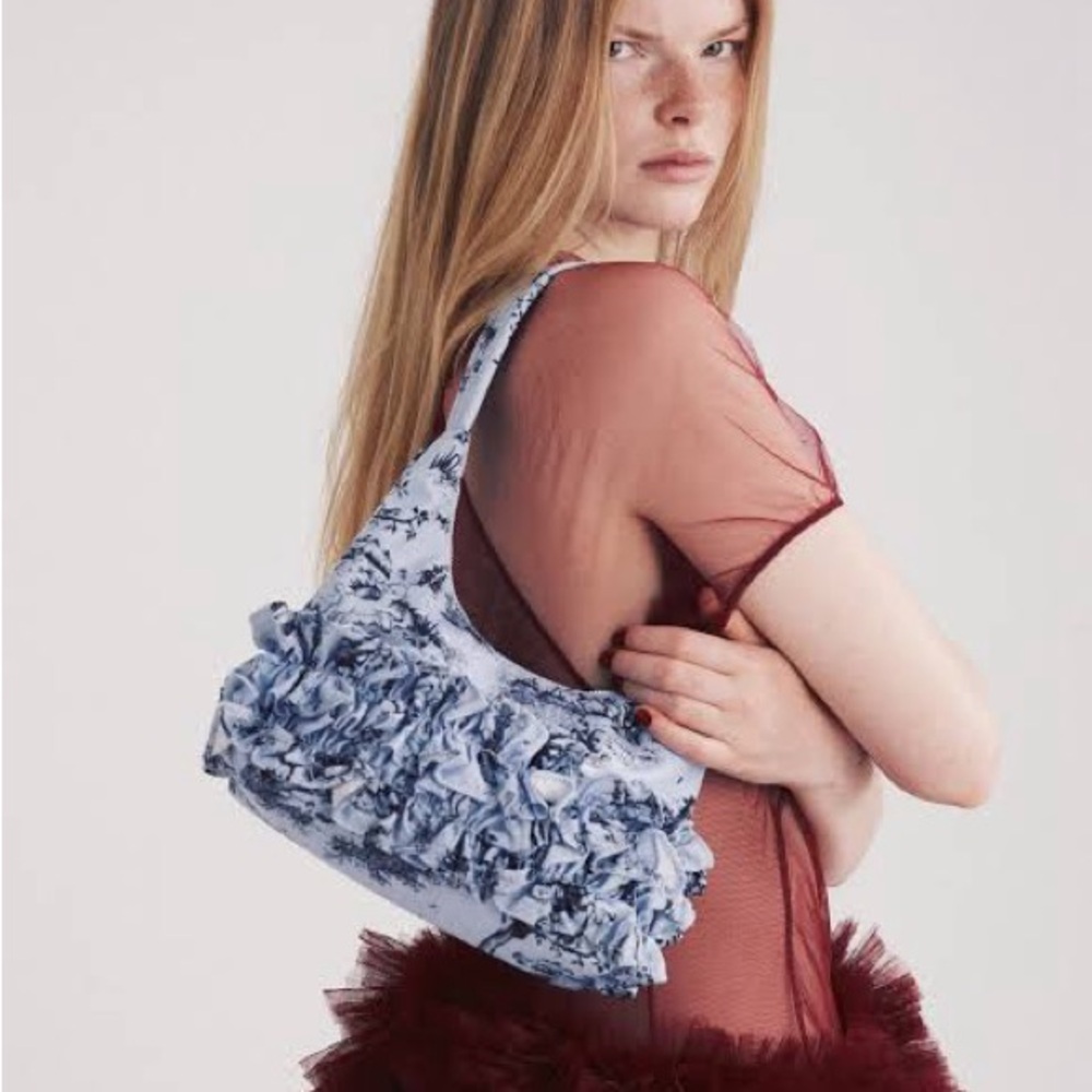 NWT Molly Goddard x Baggu blue twinky toile